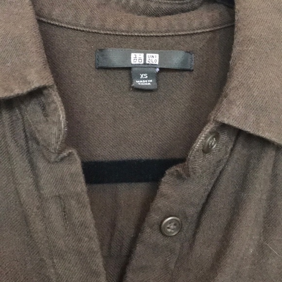 Uniqlo cozy flannel shirt dress - Picture 5 of 6